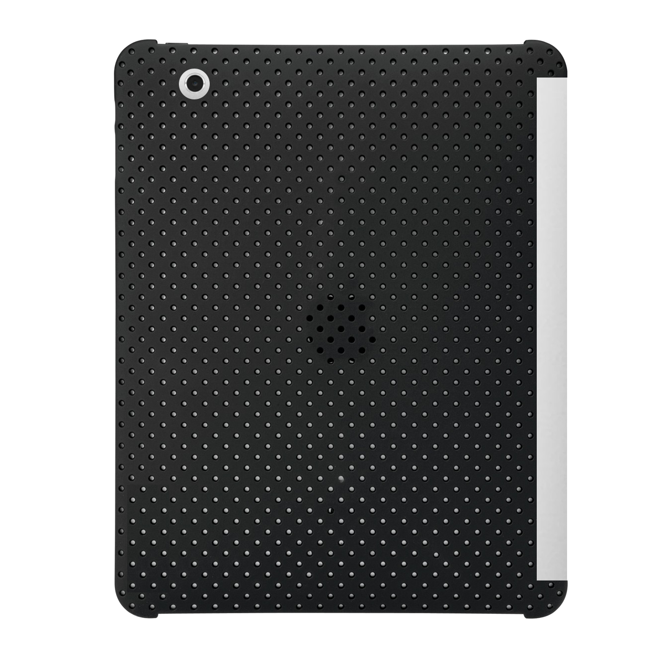 iPad 2 Perforeret Snap On Backcover Kompatibel med Smartcover - Sort