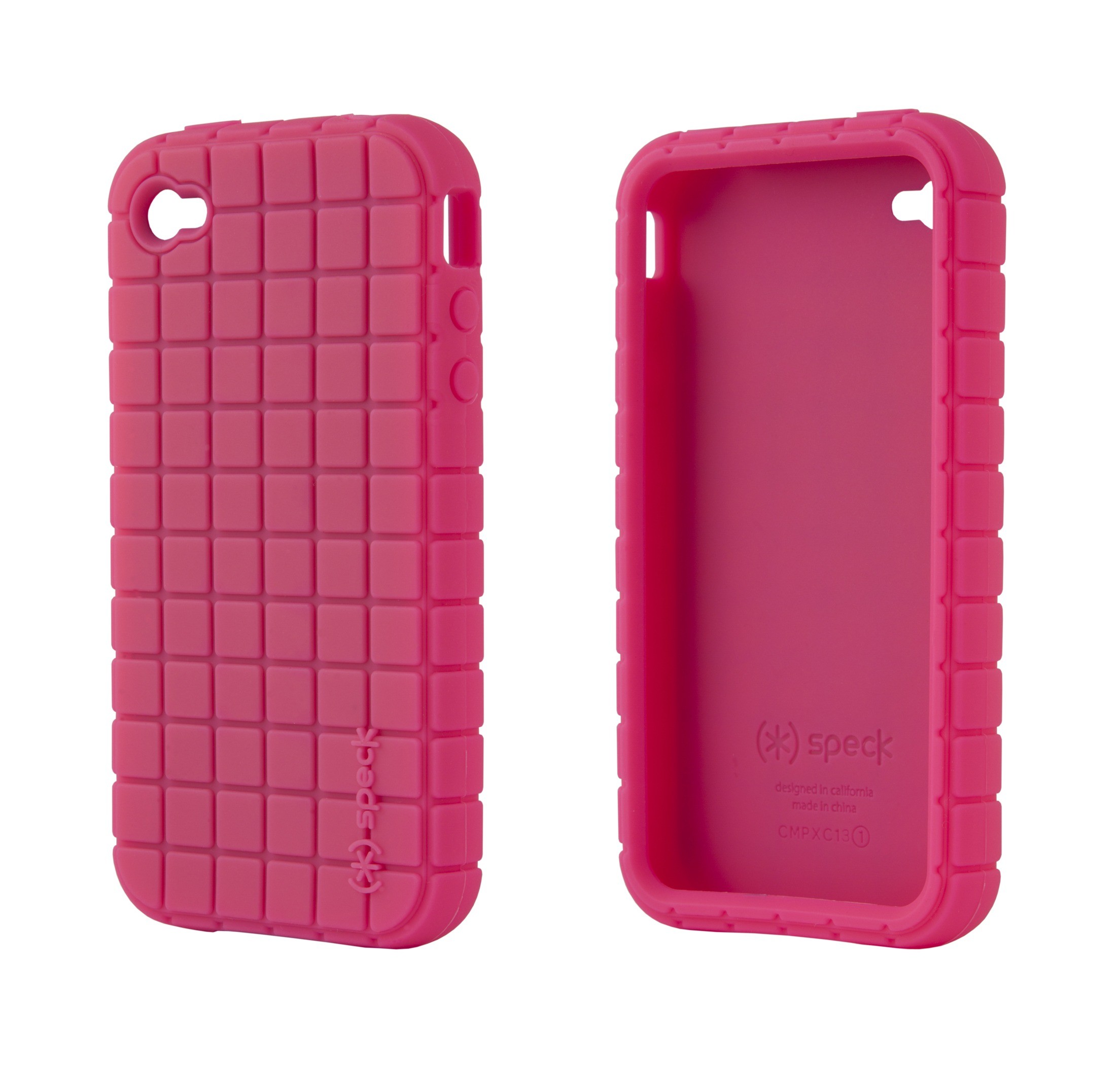 Pixel Silikone Cover til iPhone 4 - Pink