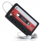 Kassettebånd / Tape Silikone Cover til iPhone 3G / 3GS - Sort