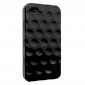 Bubble Slider Chrome Case til iPhone 4 - Sort
