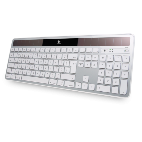 Logitech Wireless Solar DK Sølv - Mus & Tastaturer - Mac