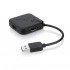 Belkin 4 Port Ultra-Mini Travel USB 2.0 Hub - Sort
