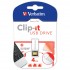 Verbatim Clip-it USB-drev 4 GB - Hvid