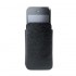 Knomo iPhone 3G/3GS/4/4S Slim Læder Sleeve - Sort