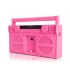 iHome iP4 Portable FM Stereo Boombox til iPhone/iPod - Pink
