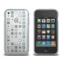 XtremeMac Microshield Tatu til iPhone 3G/3GS Inkl. Skærmfolie + Stand - Klar Squares