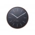 Karlsson Wall Clock Minimal - Sort/Kobber 27,5 cm