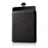 Knomo Leather Slim Sleeve til iPad - Sort