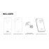 SGP iPhone 4 Case Ultra Thin m/ Screen Protector - Hvid